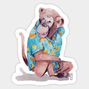 Monkey Sticker